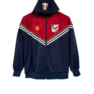 Philippines  Track Jacket Women XL Fits M Dibuho Sportswear Hoodie Souvenir Flag